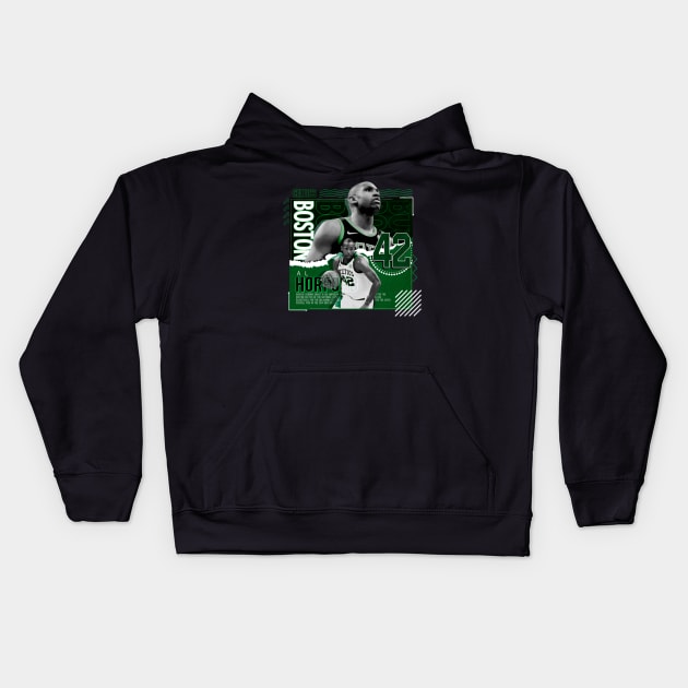 al horford basketball Kids Hoodie by mazihaya pix